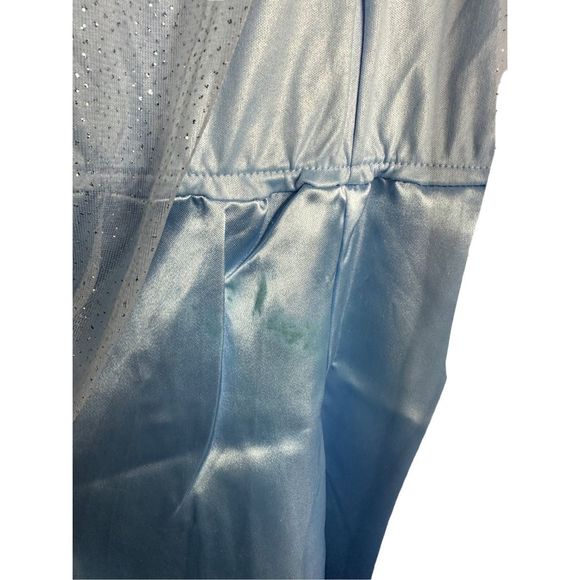 Disney Store Girls Frozen 2 Princess Elsa Traveling Outfit Blue Costume Medium - Picture 11 of 11